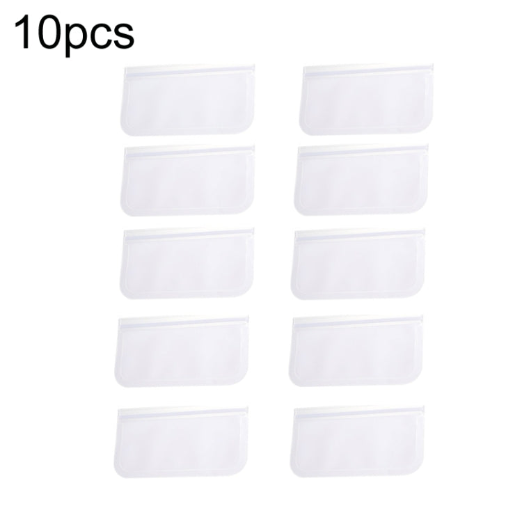 Sacchetto ermetico per conservazione alimentare riutilizzabile in EVA da 10 pezzi, dimensioni:, Small, Medium, Large, Extra Large