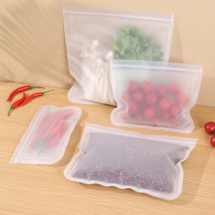 Sacchetto ermetico per conservazione alimentare riutilizzabile in EVA da 10 pezzi, dimensioni:, Small, Medium, Large, Extra Large
