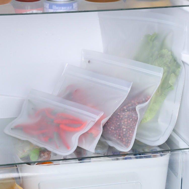 Sacchetto ermetico per conservazione alimentare riutilizzabile in EVA da 10 pezzi, dimensioni:, Small, Medium, Large, Extra Large