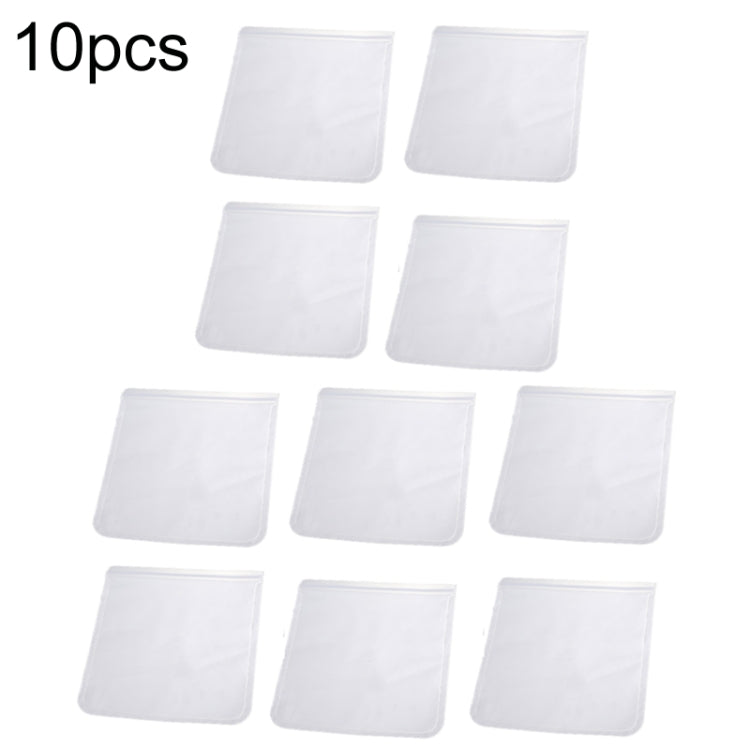 Sacchetto ermetico per conservazione alimentare riutilizzabile in EVA da 10 pezzi, dimensioni:, Small, Medium, Large, Extra Large