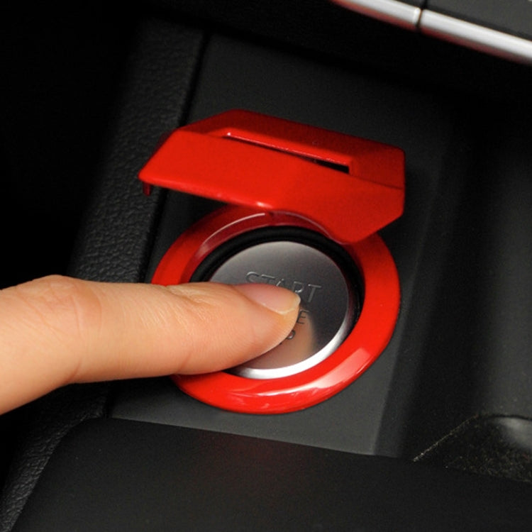 Car One-button Start Anello decorativo Manopola Copertura decorativa Universale, Universal(Color Random Delivery)