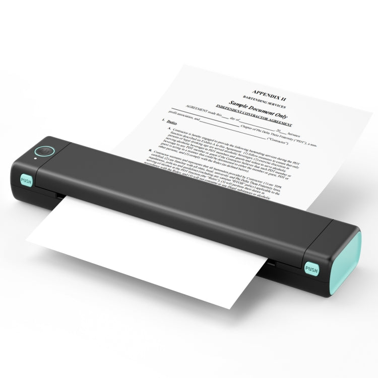 Stampante termica portatile portatile senza fili Bluetooth M08F, Black Green A4 Version, Black A4 Version, White A4 Version, White Orange A4 Version, Green A4 Version, Pink A4 Version, Gray A4 Version, Silver A4 Version, Black Green Letter Version     ...