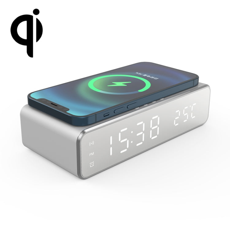 Caricatore wireless W258 con orologio e termometro