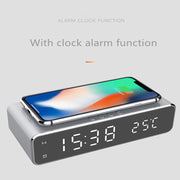 Caricatore wireless W258 con orologio e termometro