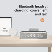 Caricatore wireless W258 con orologio e termometro