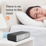 Caricatore wireless 5W con orologio e termometro