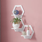 Scaffale da appendere alla parete Vaso da fiori Scatola portaoggetti multifunzionale Decorazione della stanza, Square, Hexagonal, Round