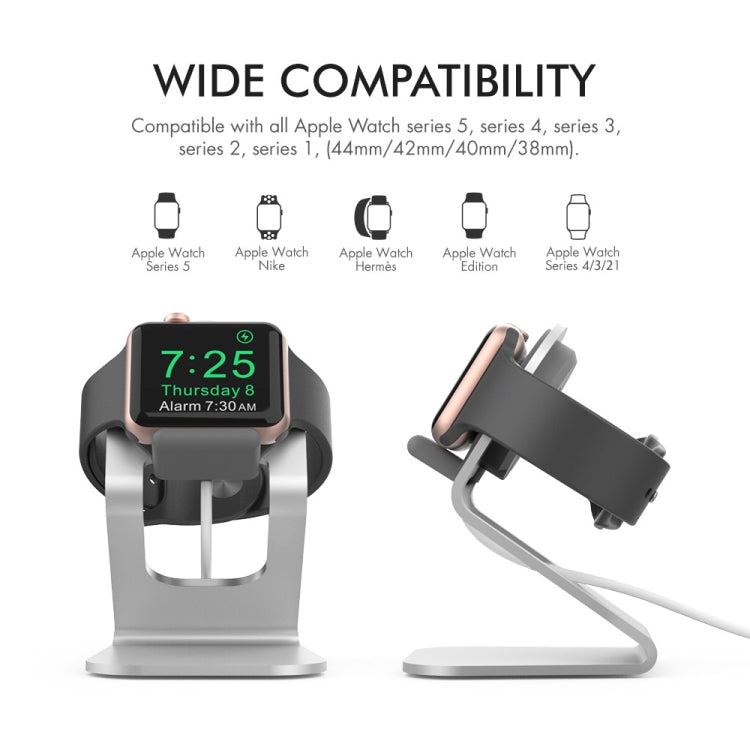 AhaStyle ST03 Per base in lega di alluminio serie Apple Watch, ST03 (Black), ST03 (Rose Gold), ST03 (Silver)