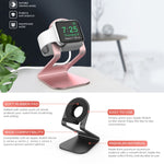 AhaStyle ST03 Per base in lega di alluminio serie Apple Watch, ST03 (Black), ST03 (Rose Gold), ST03 (Silver)
