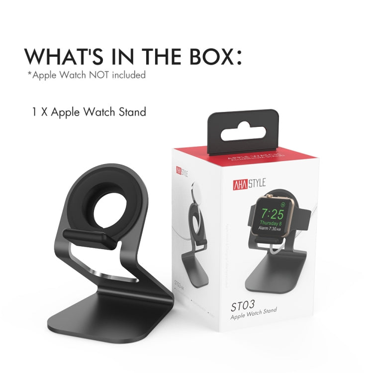 AhaStyle ST03 Per base in lega di alluminio serie Apple Watch, ST03 (Black), ST03 (Rose Gold), ST03 (Silver)