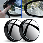 1 paio Specchio retromarcia Specchio tondo piccolo HD Specchio per punti ciechi a ventosa con vista ampia, Size: 5.5x1.7cm(Black), Size: 5.5x1.7cm(White), Size: 5.5x1.7cm(Silver)