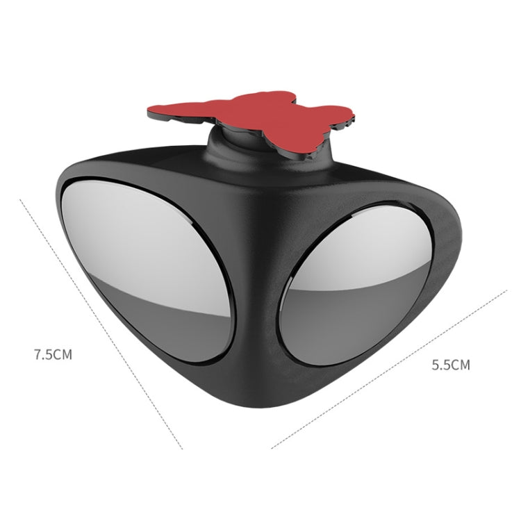 2 in 1 Specchio per punto cieco per auto Retromarcia Parcheggio Specchio grandangolare Rotazione di 360 gradi Specchietto retrovisore convesso regolabile, 2 in 1 Black Left, 2 in 1 Black Right, 2 in 1 White Left, 2 in 1 White Right