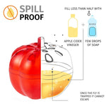 SK116 2pcs piccole trappole per moscerini della frutta di zucca acchiappavermi volanti, (Red)