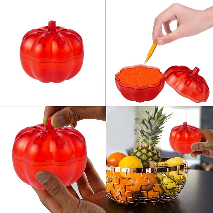 SK116 2pcs piccole trappole per moscerini della frutta di zucca acchiappavermi volanti, (Red)