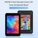Scheda di sviluppo dual-core Waveshare RP2350 con display LCD da 3,5 pollici a 65.000 colori e risoluzione 320x480., Standard Ver, With Case and OV5640 camera
