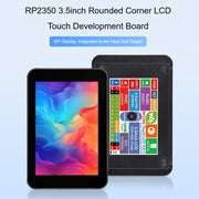 Scheda di sviluppo dual-core Waveshare RP2350 con display LCD da 3,5 pollici a 65.000 colori e risoluzione 320x480., Standard Ver, With Case and OV5640 camera