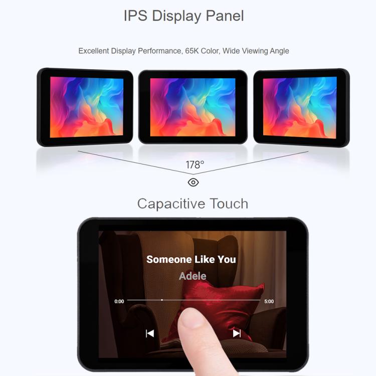 Scheda di sviluppo dual-core Waveshare RP2350 con display LCD da 3,5 pollici a 65.000 colori e risoluzione 320x480., Standard Ver, With Case and OV5640 camera