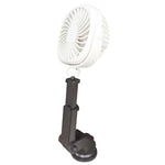 Ventilatore a ventosa per auto Ventilatore da cucina per ufficio dormitorio desktop, Retractable (White), Retractable (Pink), Retractable(Black)