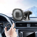 Ventilatore a ventosa per auto Ventilatore da cucina per ufficio dormitorio desktop, Retractable (White), Retractable (Pink), Retractable(Black)