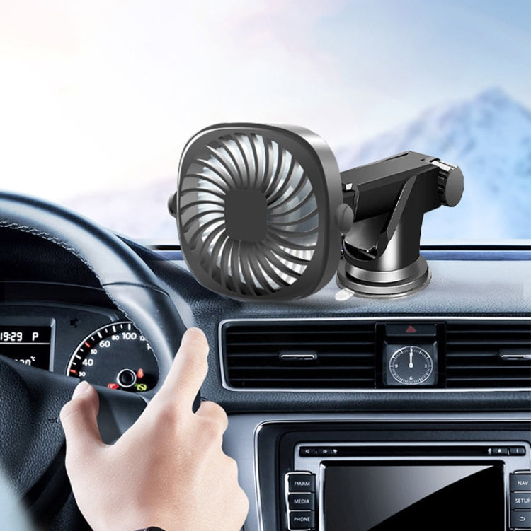 Ventilatore a ventosa per auto Ventilatore da cucina per ufficio dormitorio desktop, Retractable (White), Retractable (Pink), Retractable(Black)