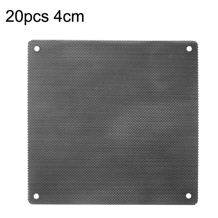 Telaio ventola filtro antipolvere in PVC filtro antipolvere, 20pcs 4cm, 20pcs 5cm, 20pcs 6cm, 20pcs 7cm, 20pcs 8cm, 20pcs 9cm, 20pcs 12cm, 20pcs 14cm