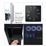 Copertura del filtro della ventola industriale del computer desktop della rete della polvere della ventola di raffreddamento del PVC, 10pcs 12cm With Magnetic Suction, 10pcs 14cm With Magnetic Suction, 10pcs 12x24cm With Magnetic Suction               ...