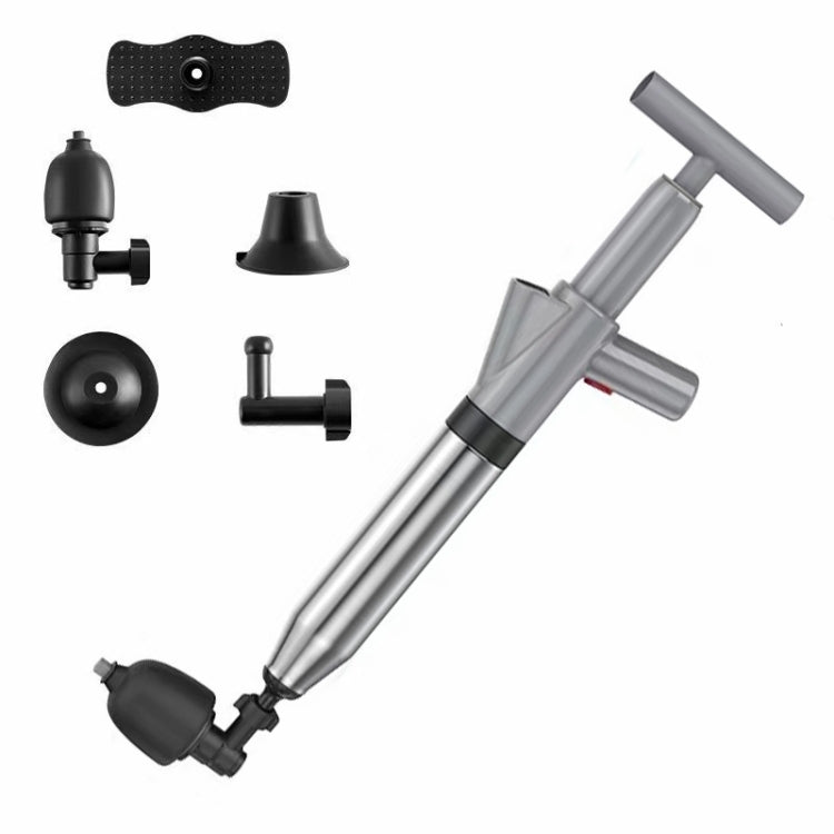 Tubo della toilette Draga Toilette Fogna Scarico a pavimento Strumento pneumatico ad alta pressione per uso domestico intasato, HX28 (Green), HX28 (White), HX28 (Gray), HX28 (Black)