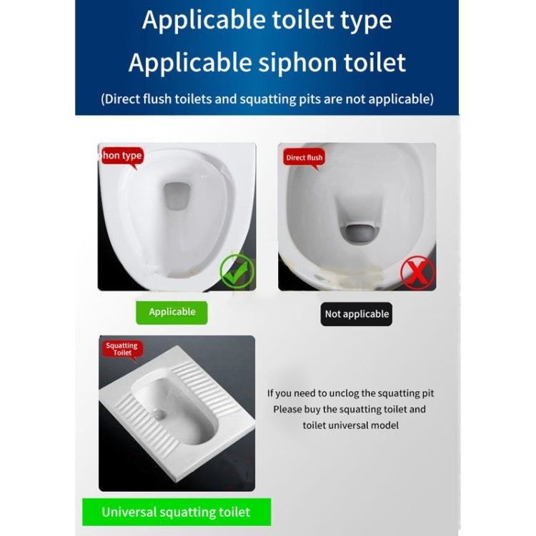 Tubo della toilette Draga Toilette Fogna Scarico a pavimento Strumento pneumatico ad alta pressione per uso domestico intasato, HX28 (Green), HX28 (White), HX28 (Gray), HX28 (Black)