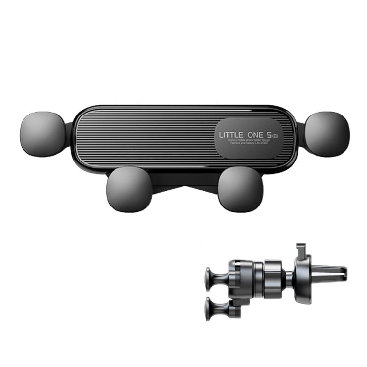 S03 Supporto per telefono cellulare con navigazione a gravità per presa d'aria del veicolo, Black Eagle Mouth, White Eagle Mouth, Black Spiral Clip, White Spiral Clip
