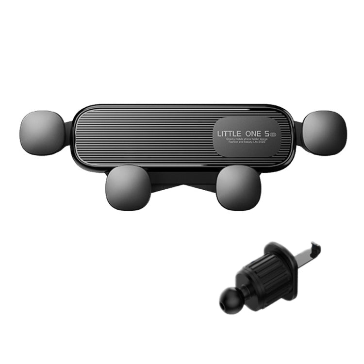 S03 Supporto per telefono cellulare con navigazione a gravità per presa d'aria del veicolo, Black Eagle Mouth, White Eagle Mouth, Black Spiral Clip, White Spiral Clip