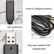 10pcs 3.7V IC Protezione del circuito Batteria al litio USB Cavo di ricarica a testa dritta, 2.0mm, 2.5mm, 3.5mm, 5.5mm