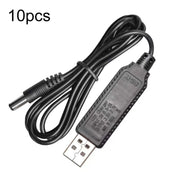 10pcs 3.7V IC Protezione del circuito Batteria al litio USB Cavo di ricarica a testa dritta, 2.0mm, 2.5mm, 3.5mm, 5.5mm