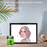 Tavolo da disegno A4 ricaricabile con luce LED