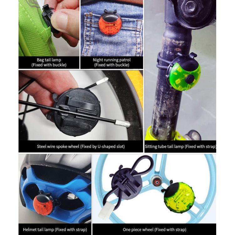 Ladybug Wheel Light Children Balance Bike Luce del mozzo della bicicletta, Manual&Automatic, Smart Red, Smart Green, Smart Blue, Manual Red, Manual Green, Manual Blue, Manual Transparent