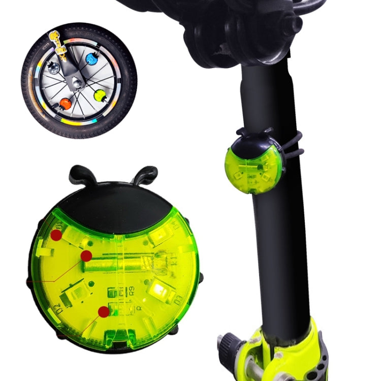 Ladybug Wheel Light Children Balance Bike Luce del mozzo della bicicletta, Manual&Automatic, Smart Red, Smart Green, Smart Blue, Manual Red, Manual Green, Manual Blue, Manual Transparent
