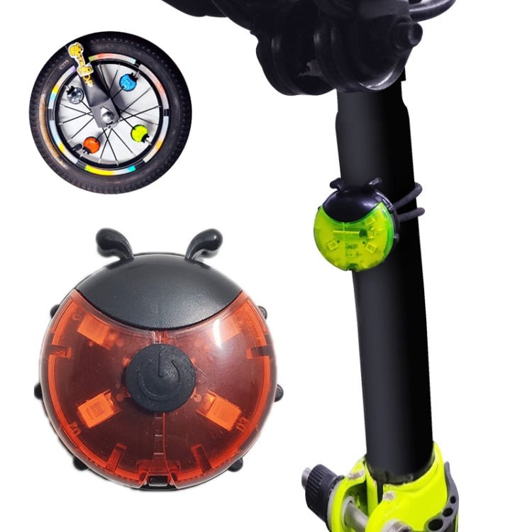Ladybug Wheel Light Children Balance Bike Luce del mozzo della bicicletta, Manual&Automatic, Smart Red, Smart Green, Smart Blue, Manual Red, Manual Green, Manual Blue, Manual Transparent