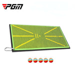 PGM DJD038 Golf Batting Pad Swing Practitioner Beads Training Trace Detection Cushion, Stile:, With 5 Sponge Balls, Without Balls