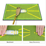 PGM DJD038 Golf Batting Pad Swing Practitioner Beads Training Trace Detection Cushion, Stile:, With 5 Sponge Balls, Without Balls