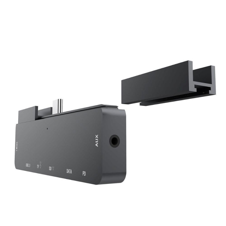 Per iPad Pro 7-in-1 HDMI 4K + audio da 3,5 mm + SD/TF+ 1 USB 3.0 + USB-C/tipo-C + docking station USB-C PD, For IPad Pro 7-In-1