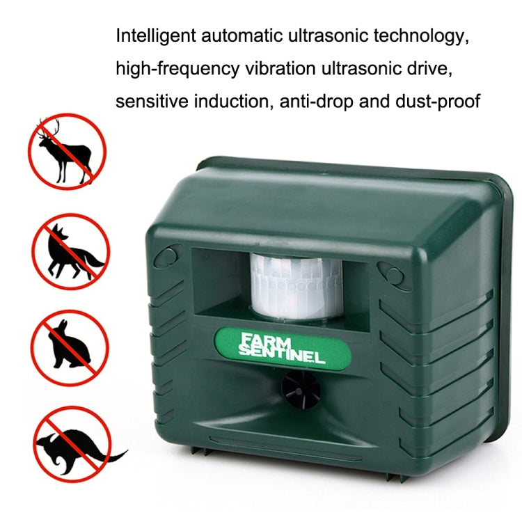 SK131 Dispositivo di guida per animali da allevamento ad ultrasuoni per repellenti per topi da esterno da giardino
