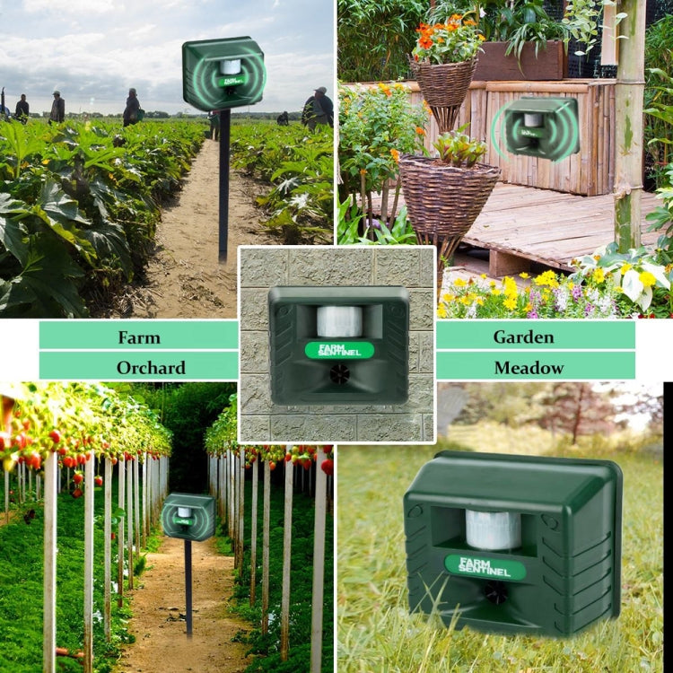 SK131 Dispositivo di guida per animali da allevamento ad ultrasuoni per repellenti per topi da esterno da giardino