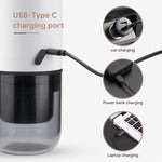 Macchina da caffè a capsule portatile ricaricabile tramite USB ICAfilas ME2410 per esterni.