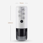 Macchina da caffè a capsule portatile ricaricabile tramite USB ICAfilas ME2410 per esterni.