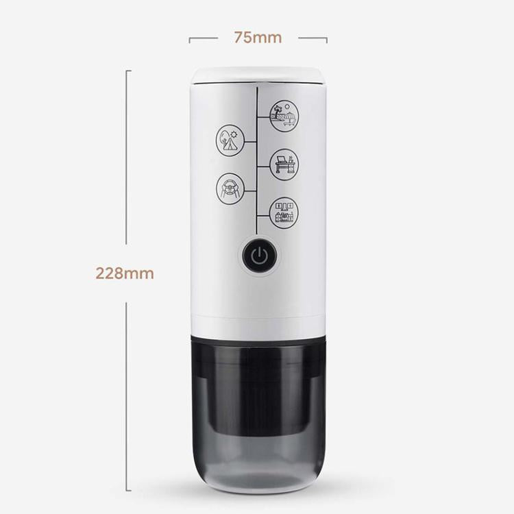Macchina da caffè a capsule portatile ricaricabile tramite USB ICAfilas ME2410 per esterni.