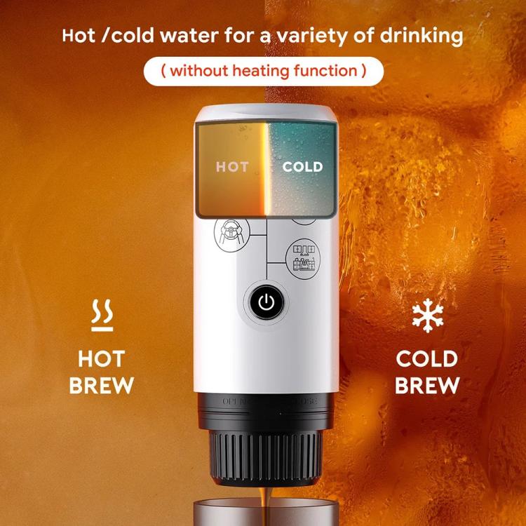 Macchina da caffè a capsule portatile ricaricabile tramite USB ICAfilas ME2410 per esterni.
