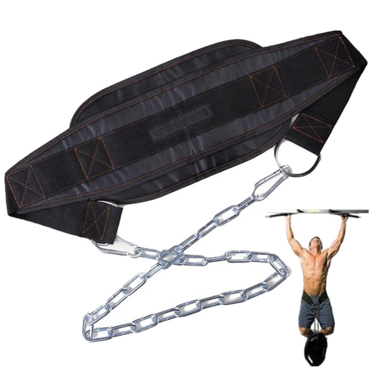 Cintura per pesi fitness con catena di ferro ispessita, Weight Belt