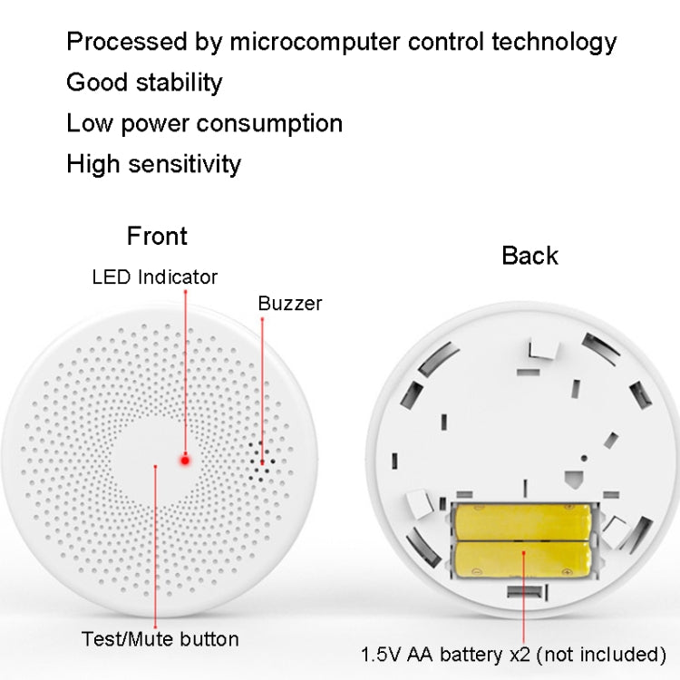 Rilevatore fumo e monossido di carbonio WiFi RH-WS11-W