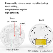 RH-WS11-W WiFi 2 in 1 rilevatore di fumo sensore di fumo composito monossido di carbonio, RH-WS11-W