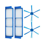 Set ricambi spazzole laterali e filtri per Philips FC8007 FC8792