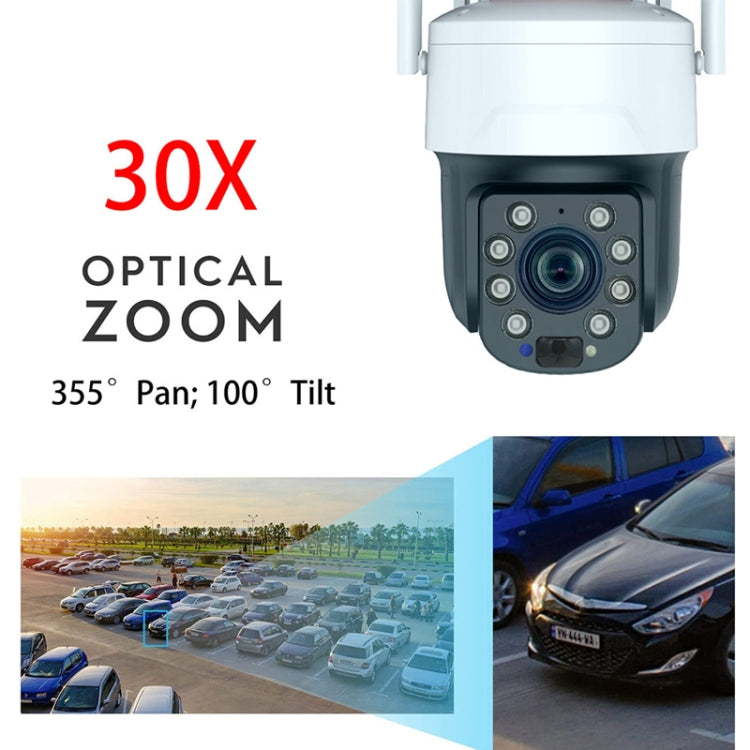 Telecamera di sicurezza solare WiFi 5MP con zoom ottico 30X